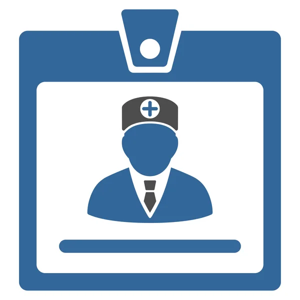 Icona Medico Badge — Foto Stock