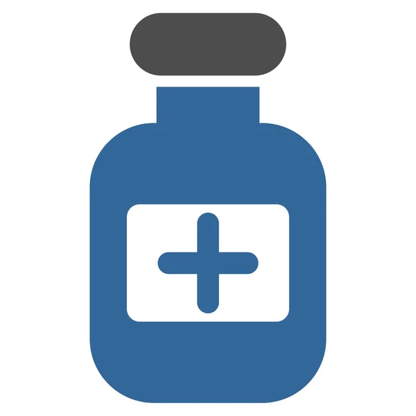 Ikonen för läkemedelsflaskor — Stockfoto