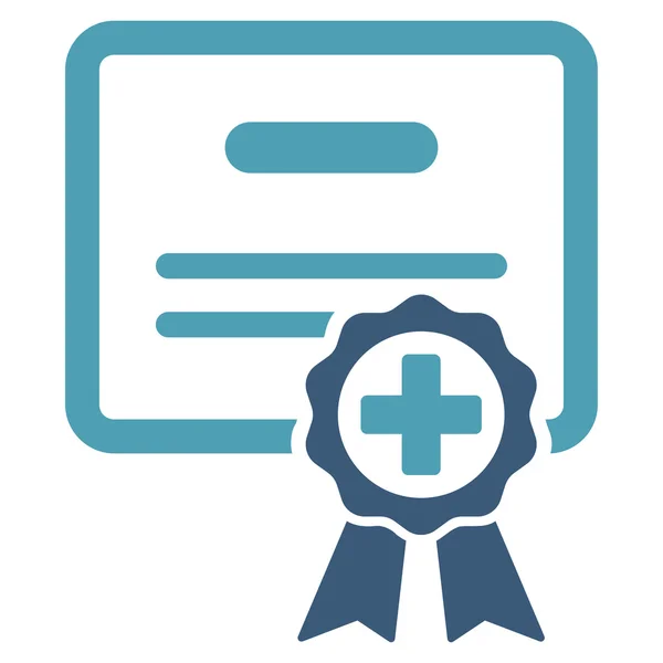 Icono de certificado médico —  Fotos de Stock