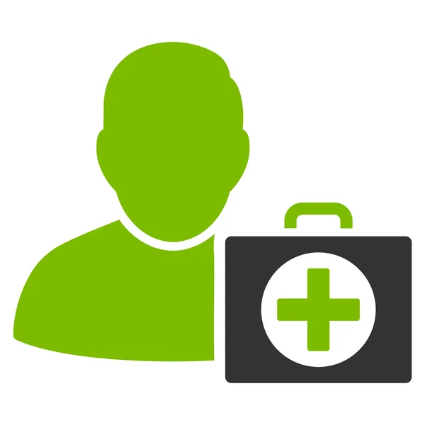 First Aid Man Icon — Stock Photo, Image