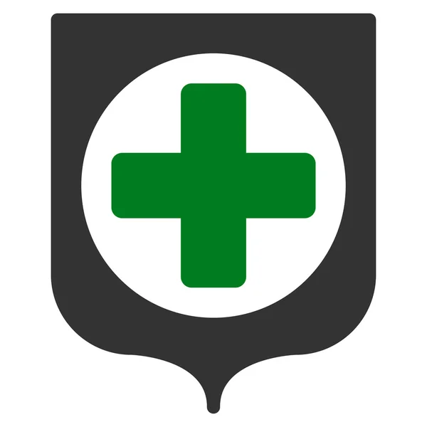 Ikona zdravotnického štítu — Stock fotografie