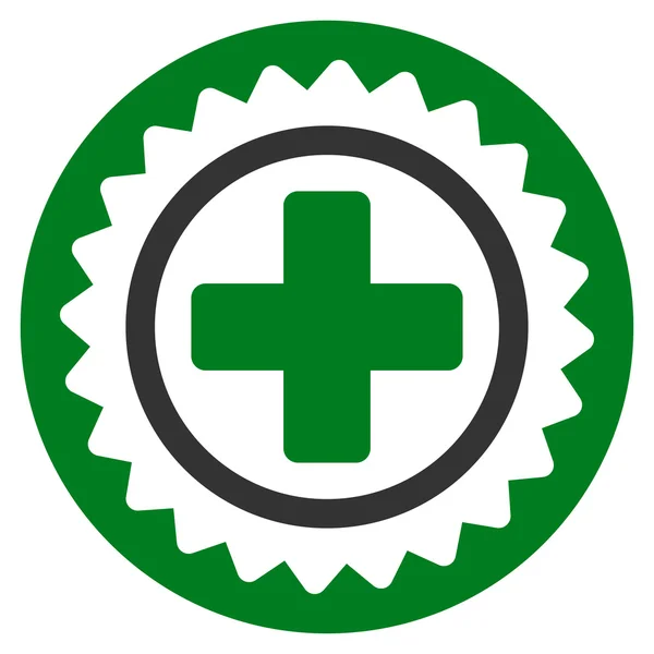 Icono de sello médico — Foto de Stock