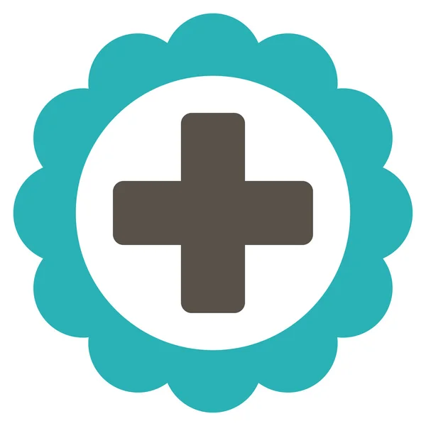 Medicinska klistermärke ikonen — Stockfoto