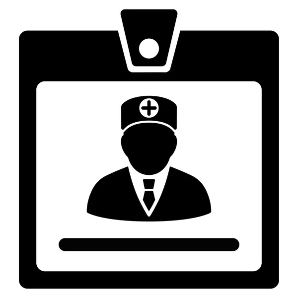 Icona Medico Badge — Foto Stock