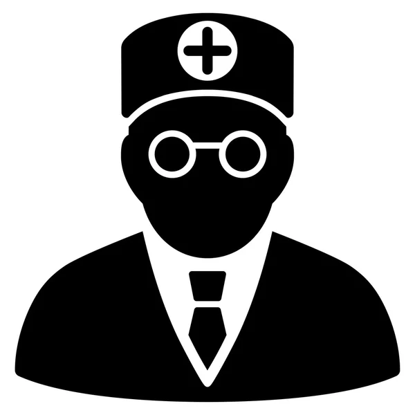 Head Physician Icon — Stock Photo, Image