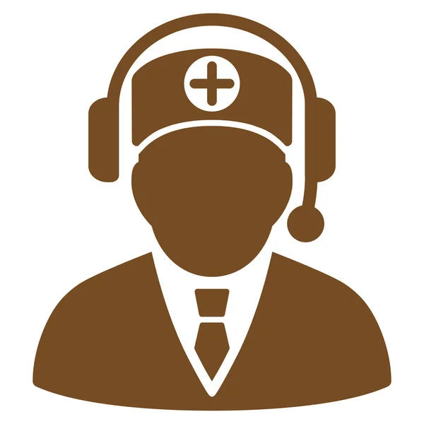 Ikona operatora medyczne — Zdjęcie stockowe