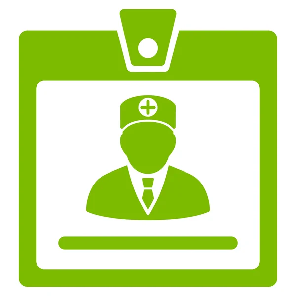 Icona Medico Badge — Foto Stock