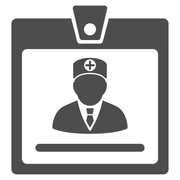 Icona Medico Badge — Foto Stock