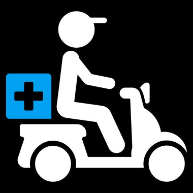 Uyuşturucu Motosikleti Teslimat Simgesi