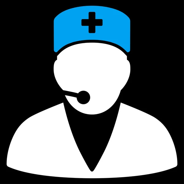 Icono del operador médico — Foto de Stock