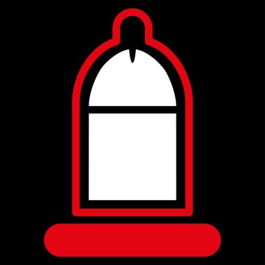 Prezervatif simgesi ile korunan Penis