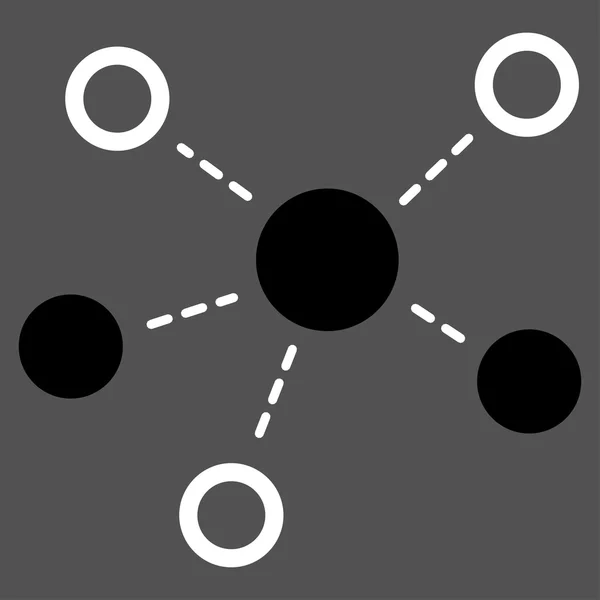 Virtuele Links pictogram — Stockvector