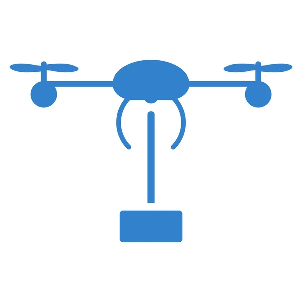 Copter shipment icon from Business Bicolor Set — Stock Vector