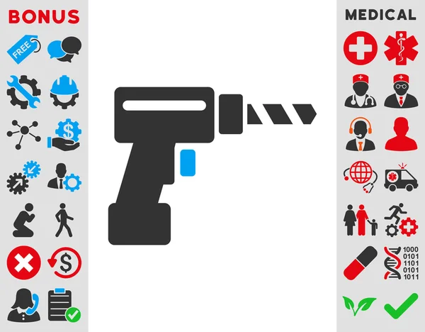 Drill Icon — Stock Vector