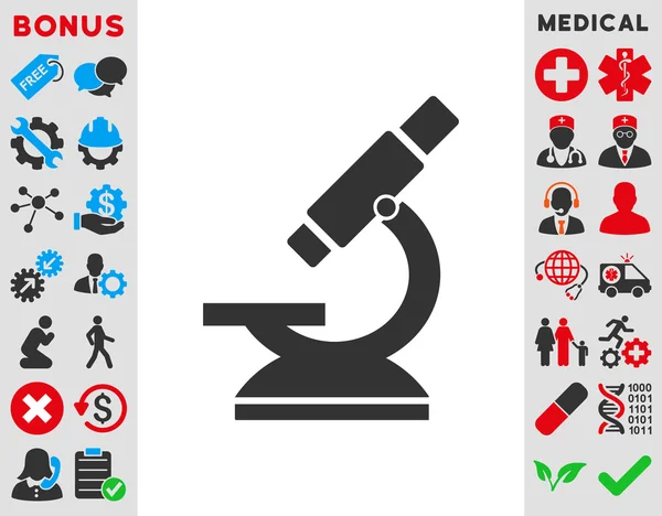 Ícone do microscópio —  Vetores de Stock