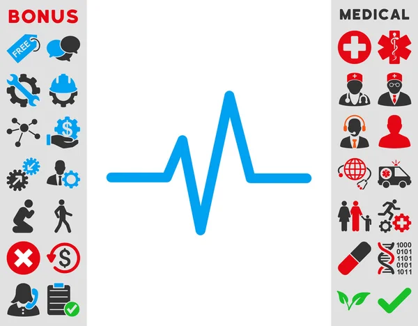 Puls pictogram — Stockvector