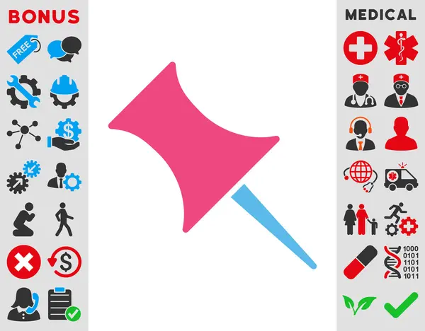 Ícone do pino —  Vetores de Stock