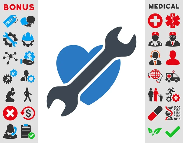 Hart chirurgie pictogram — Stockvector