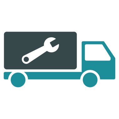 Hizmet araba simgesi