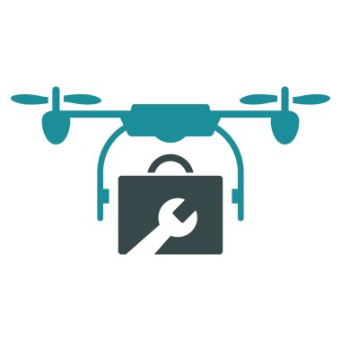 Hizmet dron simgesi