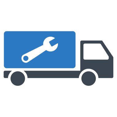 Hizmet araba simgesi