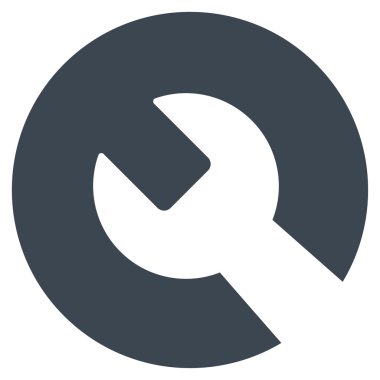 İngiliz anahtarı simgesini