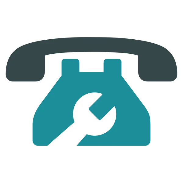 Ícone de telefone serviço — Vetor de Stock
