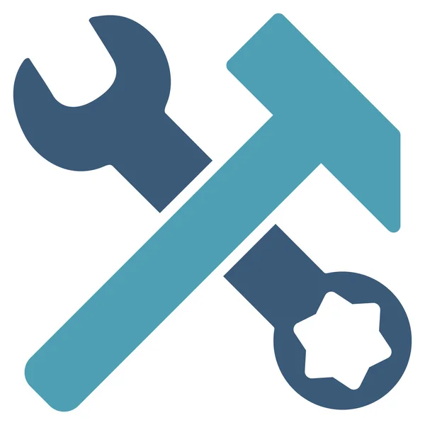 Hammer And Wrench Icon — Stock Vector