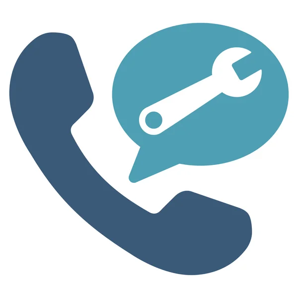 Pictogram voor telefoon Service bericht — Stockvector