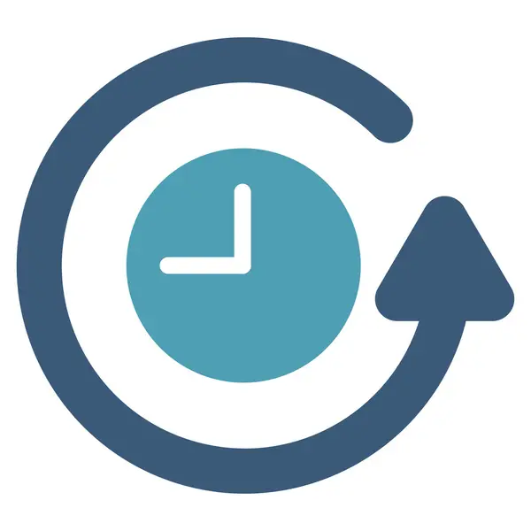 Przywracanie ikony zegara — Wektor stockowy