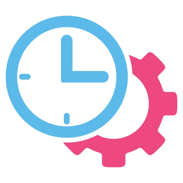 Icono de configuración de tiempo — Vector de stock