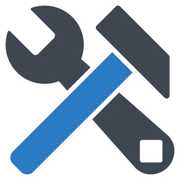 Hammer And Wrench Icon — Stock Vector