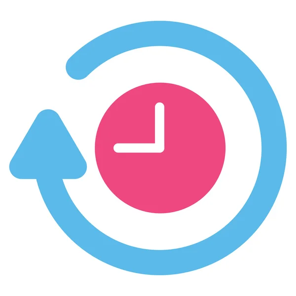 Répéter l'icône de l'horloge — Image vectorielle