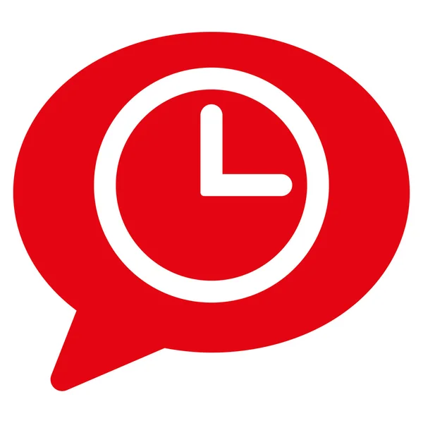 Icona del tempo del messaggio — Vettoriale Stock