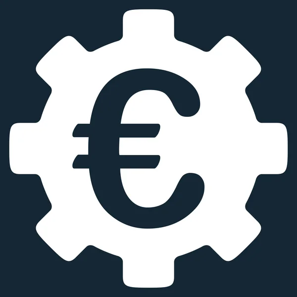 Икона развития евро — стоковый вектор