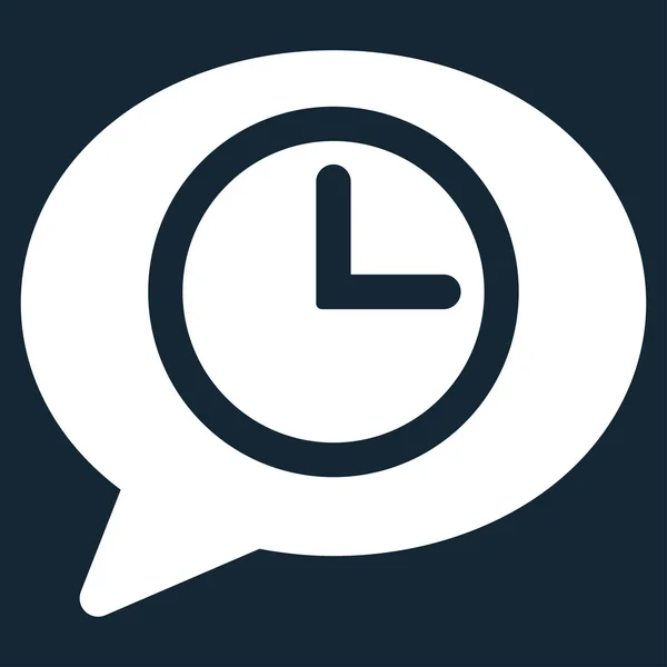 Ícone de tempo de mensagem — Vetor de Stock
