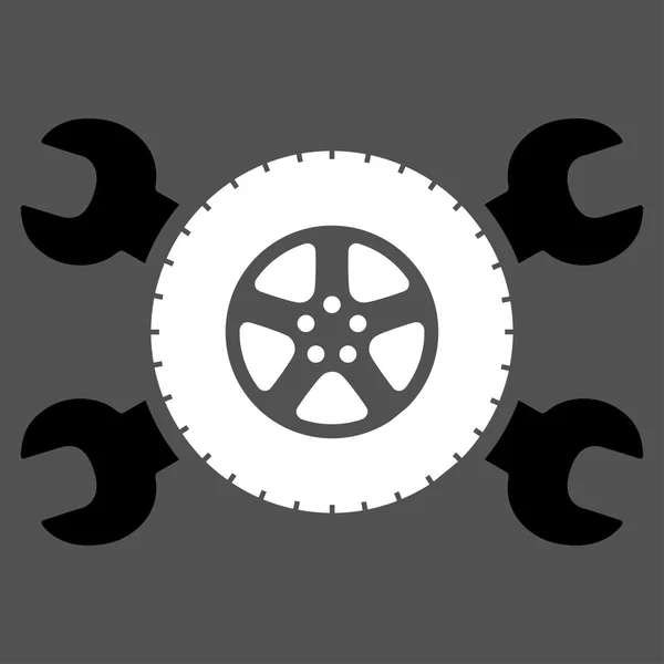 轮胎服务图标 — 图库矢量图片