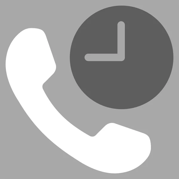 Phone Time Icon — Stock Vector