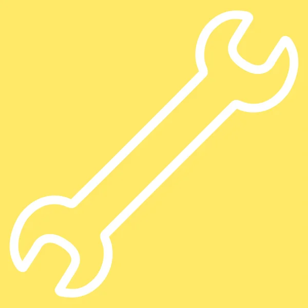 Icono de la llave del contorno — Vector de stock