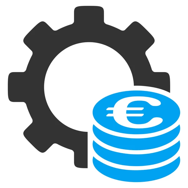 Icona Sviluppo Euro — Foto Stock