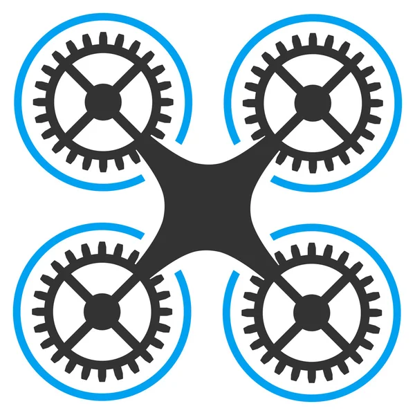 Quadcopter ikon — Stockfoto