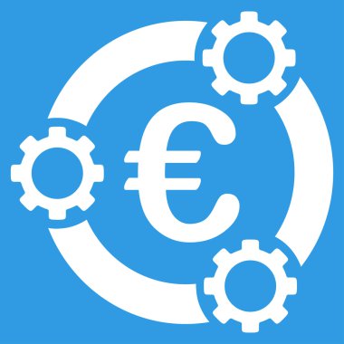 Euro ekip çalışması simgesi