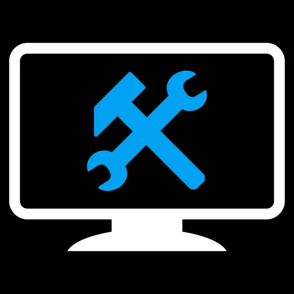 Bureaubladinstellingen pictogram — Stockvector