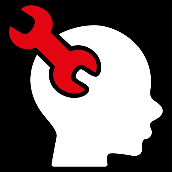 Icono de servicio cerebral — Vector de stock