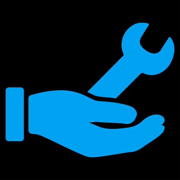 Service moersleutelpictogram — Stockvector