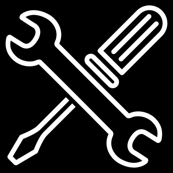 Tuning Tools Icono — Vector de stock