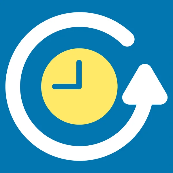 Restore Clock Icon — Stock Vector