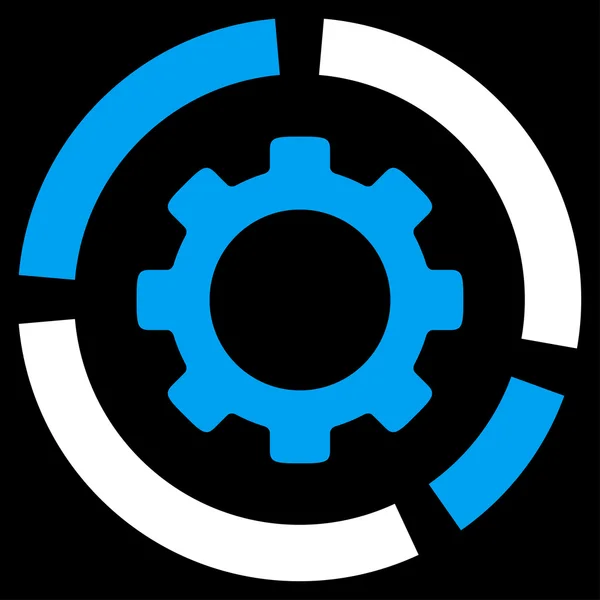 Icono de diagrama de industria —  Fotos de Stock