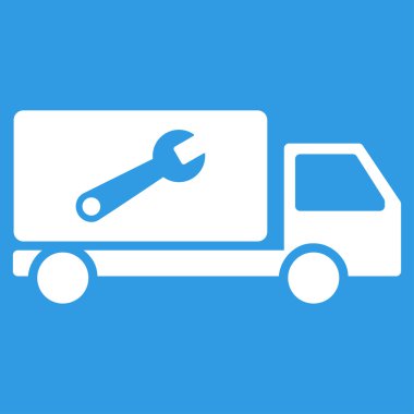 Hizmet araba simgesi