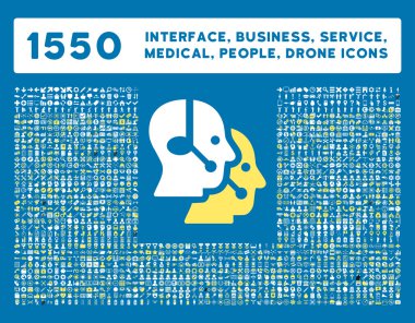 Arayüz, İş, Araçlar, İnsanlar, Sağlık, Ödüller Vektör Simgeleri